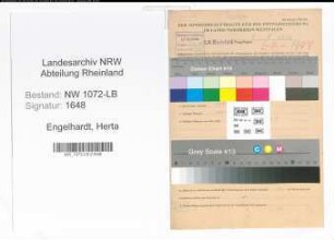 Entnazifizierung Herta Engelhardt , geb. 26.01.1903 ()