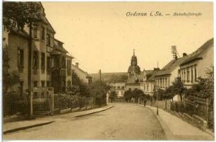 Oederan. Bahnhofstraße