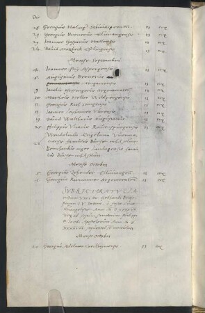 Winterhalbjahr 1547/1548. Rektorat Gebhard Brastberger