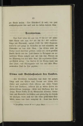 Clima und Beschaffenheit des Landes.