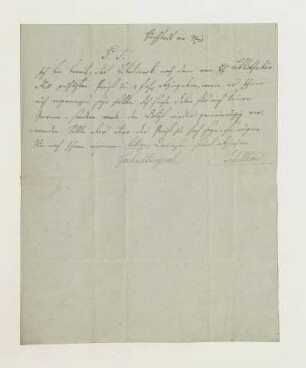 Brief von Andreas Schellhorn an Joseph Heller