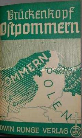 Nationalsozialistische Propagandaschrift, Nr. 12 aus der Reihe "Grenzkampf-Schriften"