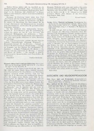 715-720 [Rezension] Link, Hans-Georg, Geschichte Jesu und Bild Christi