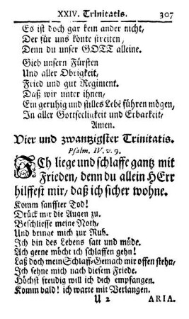 Vier und zwanzigster Trinitatis.