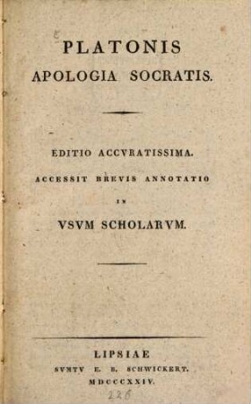 Apologia Socratis