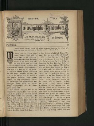 Nr. 1. Januar 1916.