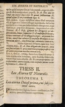15-25, Thesis II