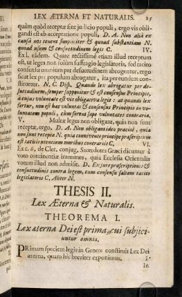 15-25, Thesis II