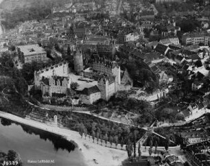 Schloss Bernburg : Blickrichtung Nordosten