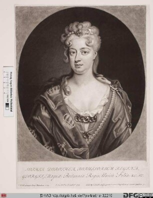 Bildnis Sophie Dorothea, Königin in Preußen, geb. Prinzessin von Braunschweig-Hannover