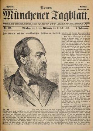 Neues Münchener Tagblatt : Münchener Tagblatt ; Bayerisches Tagblatt. 5,7/12. 1881