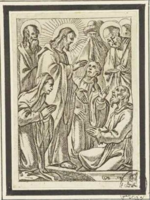 Die Erweckung des Lazarus (aus der Folge von Szenen aus dem Neuen Testament etc.)