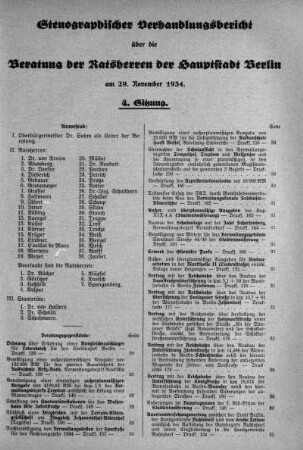 Nr. 4, 29. November 1934