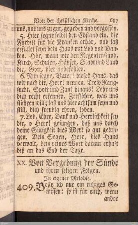 Von der Vergebung der Sünde und ihren seligen Folgen.