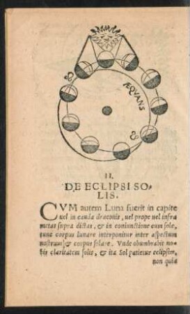 II. De Eclipsi Solis.