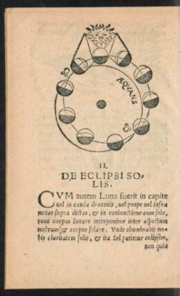 II. De Eclipsi Solis.