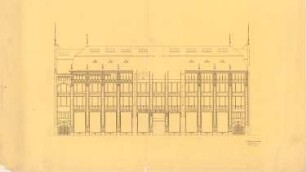 Warenhaus Wertheim, Leipziger Straße, Berlin 1. Bauabschnitt: Ansicht