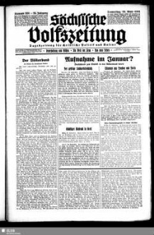 Sächsische Volkszeitung : für christliche Politik und Kultur