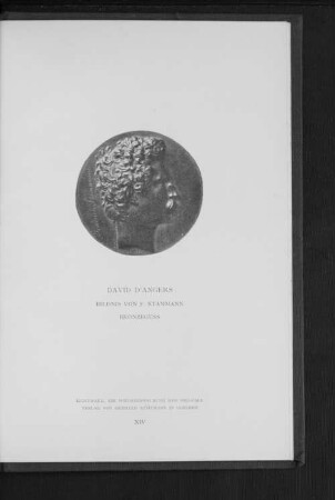 Bildnis von F. Stammann Bronzeguss
