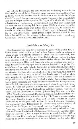 Eindrücke aus Südafrika