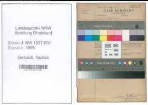 Entnazifizierung Gustav Gelbach , geb. 10.07.1898 (Lehrer)