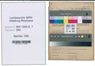 Entnazifizierung Otto Spicher , geb. 05.03.1910 (Schlosser)