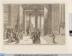 Judas bringt den Hohepriestern das Geld zurück und erhängt sich