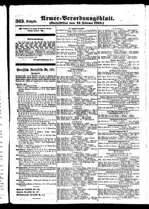 363.Ausgabe. Freitag, 12. Februar 1915