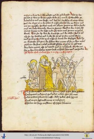 [46v - 49v] Judas verrät Christus mit einem Kuss.