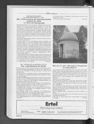 Was tun mit dem "Monopterus"-Tempelchen im Hayns-Park??