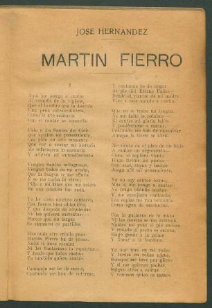 Martín Fierro