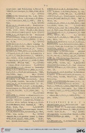 Frankfurtensia (Nr. 2204-2269)