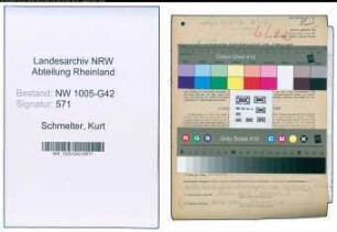 Entnazifizierung Kurt Schmelter , geb. 12.01.1913 (Fahrer)