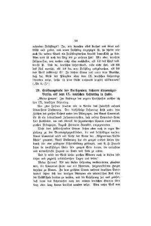 Eröffnungsrede des Vorsitzenden, Lehrers Klausnitzer-Berlin, auf dem IX. deutschen Lehrertag in Halle