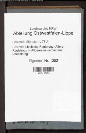 Verwaltung und Rechnungswesen des Damenstifts zu Lippstadt, Bd. 13