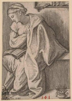 Frau im Gebet