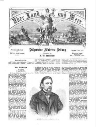 Über Land und Meer : deutsche illustrierte Zeitung. 21. 1868/69 = Jg. 11