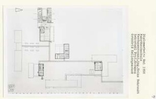 Kunsthochschule, Hamburg-Othmarschen (Diplomarbeit bei Bernhard Hermkes): Grundriss Kellergeschoss 1:200