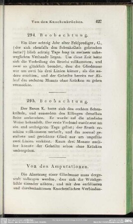Von den Amputationen