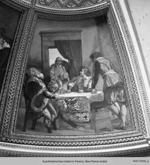 Galilei-Zyklus : Galilei mit seinen Schülern Torricelli und Viviani