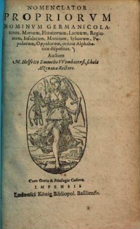 Nomenclator propriorum nominum germanicolatinus