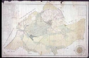 Karte von Gemarkung und Ortslage Walbertsweiler