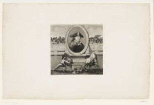 Titelblatt mit Bildnis des Francisco de Goya zur dritten Ausgabe von Goyas "Tauromáquia"
