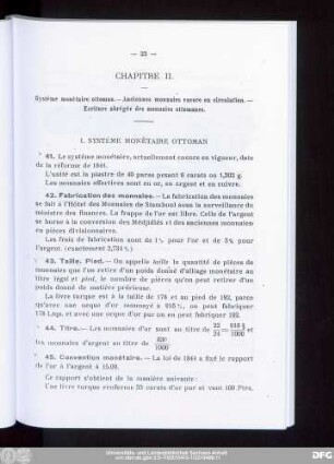 I. Système Monétaire Ottoman