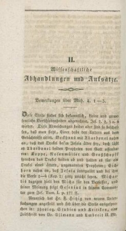 Wissenschaftliche Abhandlungen