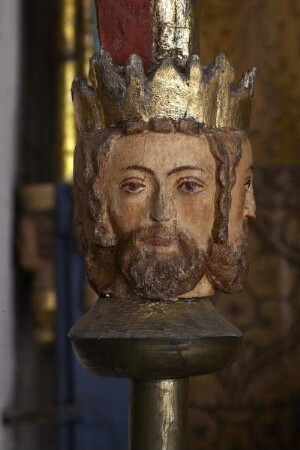 Dreikönigsaltar — Kopfkapitelle — König