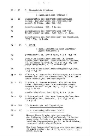 II. Manuskripte und Typoskripte