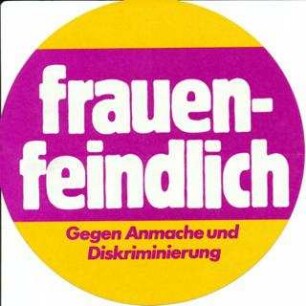 Aktion gegen Frauenfeindlichkeit