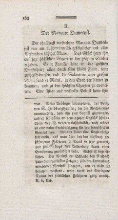II. Der Marquis Dumesnil
