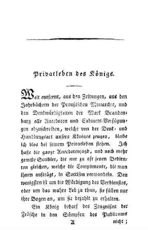 Privatleben des Königs